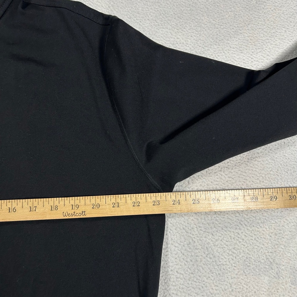 BYLT Elite Fairway Pullover Mens XXL Black Herringbone Collar Quarter Zip Snap - Picture 5 of 7